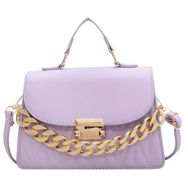 Axelväska Kedja Crossbody Väskor VIT white