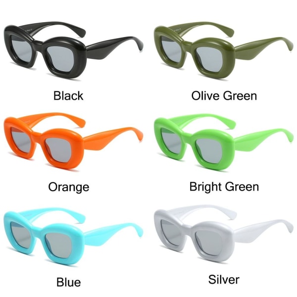 Oppustede solbriller Chunky solbriller OLIVE GREEN Olive Green