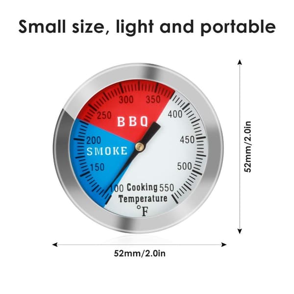 BBQ temperatur madlavning termometer DIAMETER 5.2CM02 02 Diameter 5.2cm02