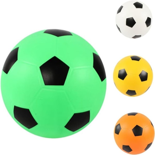 Handleshh Silent Football Foam Fodbold GRØN 6IN Green 6in