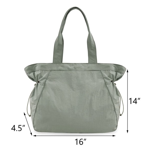 18L Side-Cinch Shopper Bags Letvægts skuldertaske Tote Håndtaske