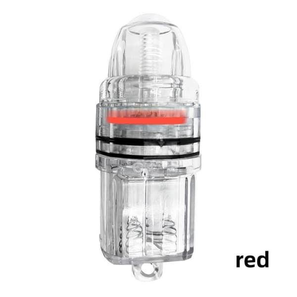 LED Fish Atttracting Indicator Lure Agn RØD red