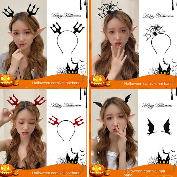 Halloween-hodebøyle Halloween-tiara C C C