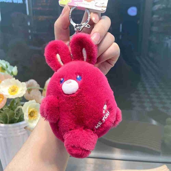 Rabbit Keychain Pehmolelu PUNAINEN OIKEA OIKEA red Right-Right
