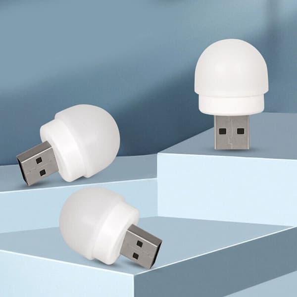 10 STK Leselampe Nattlys HVIT LYS HVIT LYS White light