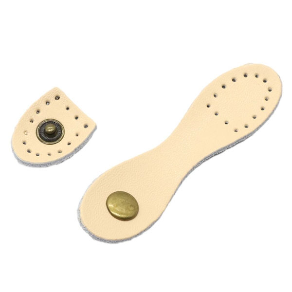 Läderväska Spänne Plånbok Hasp BEIGE 5ST 5ST beige 5PCS-5PCS