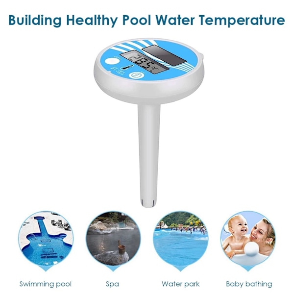 Flytande Digital Pooltermometer Simbassängtermometer