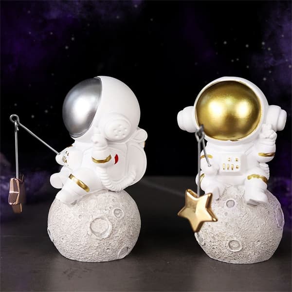 Astronaut Ornament Figuriner SILVER silver