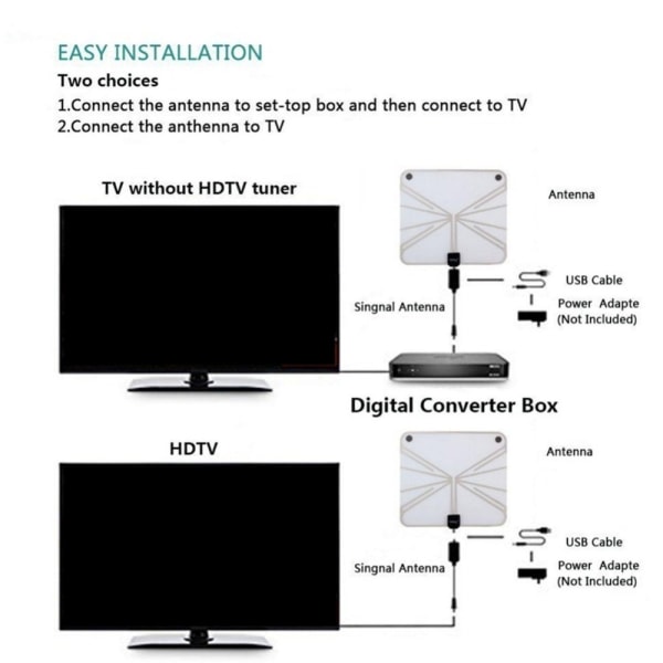 HDTV Antenneforsterker Signalforsterker Booster TV-antenne 1pcs