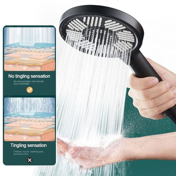 Dusjhode Vannbesparende sprinkler SØLV silver