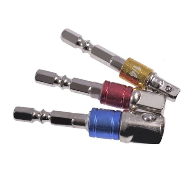 Elektrisk skiftnyckelhylsa Socket Bits Set SILVER Silver