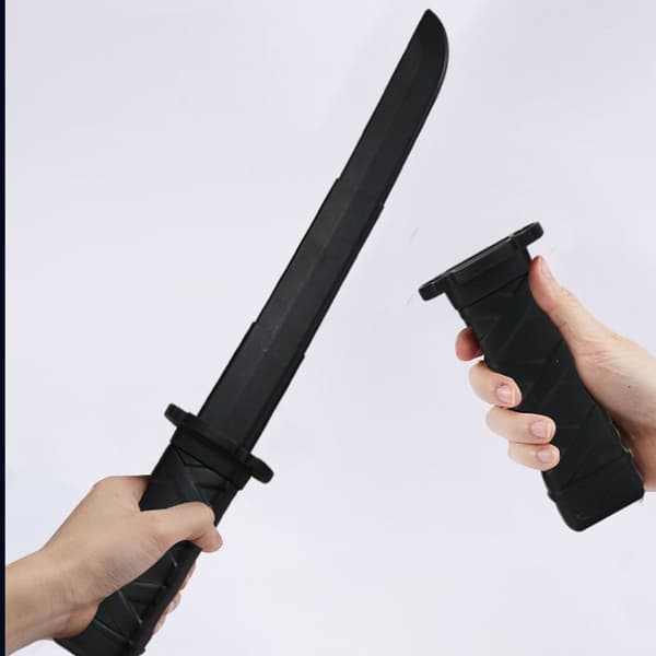 3D Print Fidget Samurai Legetøj 3D Gravity Katana Legetøj SORT black