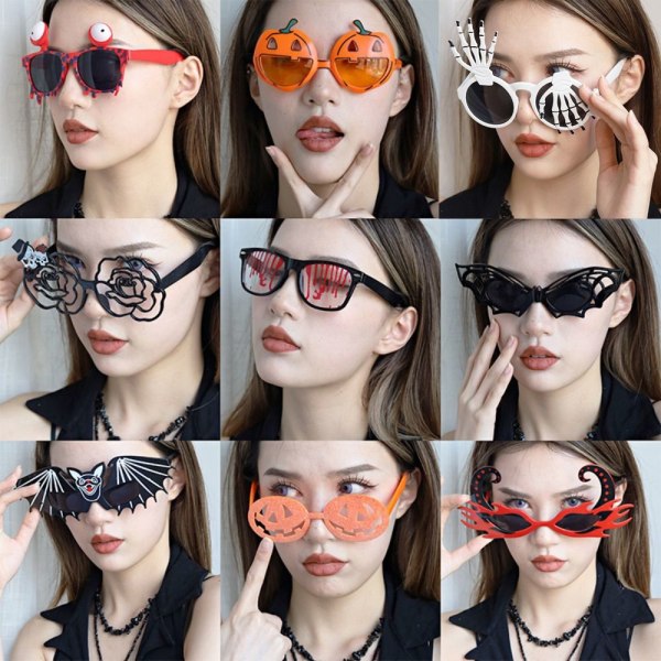 Halloweenglasögon Cosplayglasögon F F F