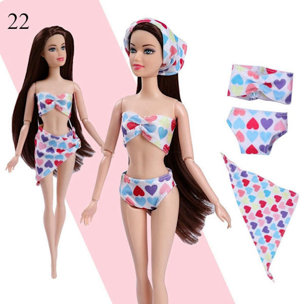 Dollsimkläder Bikini 3 3 3