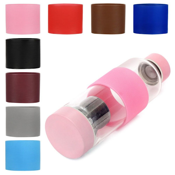 Flaske Sleeves Silikone Cup Sleeve SORT SORT black