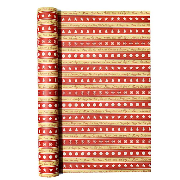 2 ark 50*70 cm julklappspapper DIY-påse 4 4