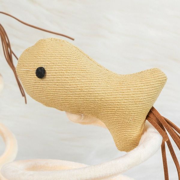 Cat Toy Spring Plate Spiral Tease Cat Toy FISK FISK Fish