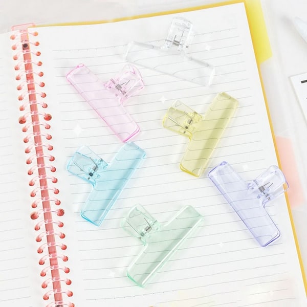 Akryl Binder Clip Planner Clips FÄRG 4 FÄRG 4 Color 4