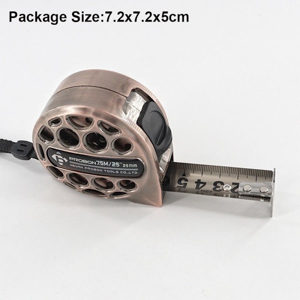 3m/5m/7,5m Mittanauha Metric Teräs Viivain PRONSSI 3M 16MM Bronze 3m 16mm