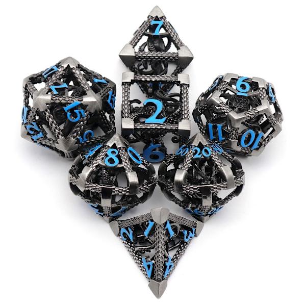7st DND Metal Dice Set Game Dice 09 09 09