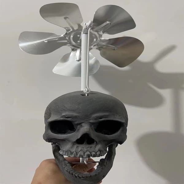 Skull Wind Spinner Wind Spinner SVART black