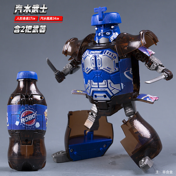 Transformers transform Coca Cola beverage robots toy red