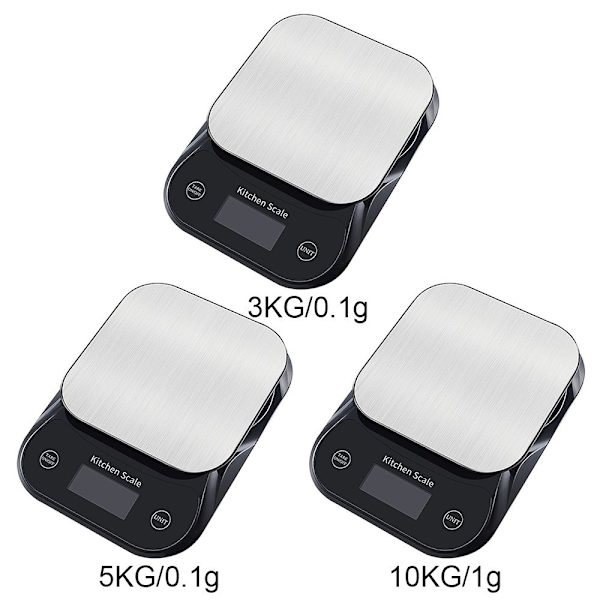 Digital køkkenvægt Elektronisk vægt 3KG/0,1G 3KG/0.1g