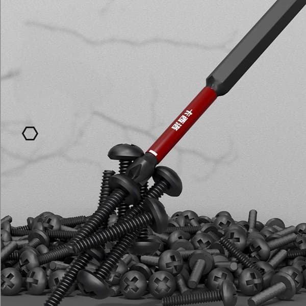 6 st Magnetic Cross Impact Skruvmejsel Bits Cross Bits Set