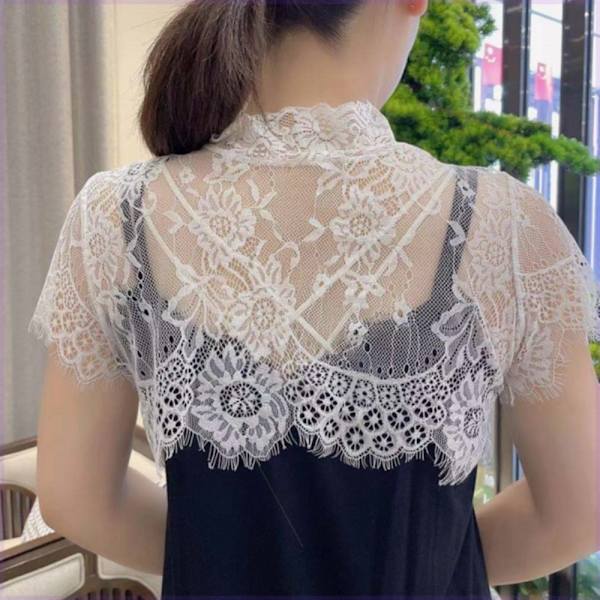 Skjorte Fake Collar False Collar WHITE L White L