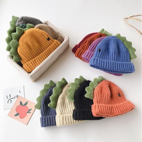 Baby strikket lue for barn Beanie Cap ORANSJE orange