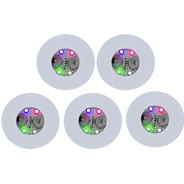 5kpl Pullotarrat Valot Hehkuvat LED-lasitarrat MULTICOLOR Multicolor