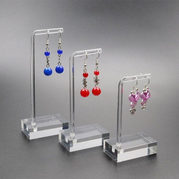 Hängande örhängen Display Stativ Smycken Case ETT SET MED one set with 3 pcs