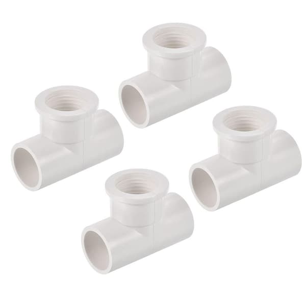 4 STK 3-vejs Fitting Connector Pipe Fitting 4PCS