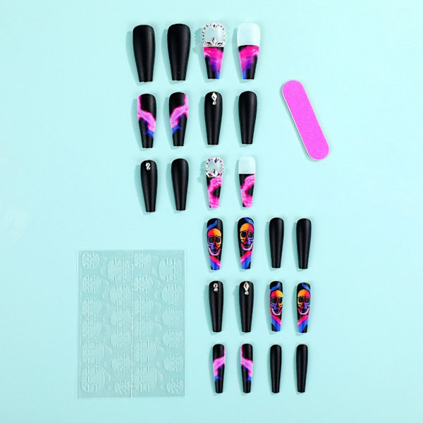 Halloween tekokynnet Pumpkin Nails WM-55 WM-55 WM-55