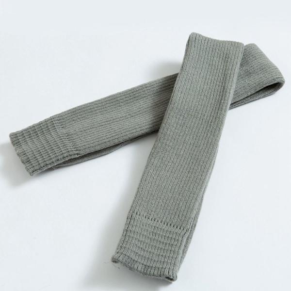 1 pari jalkalämmittimet Sukat Pitkät jalkattomat sukat VAALEANHARMAA light grey