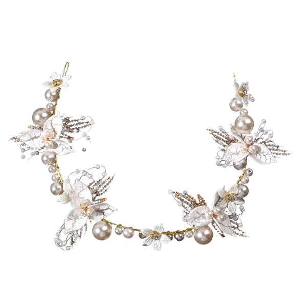 Hårsmycken Pearl Rhinestone Handgjord tiara