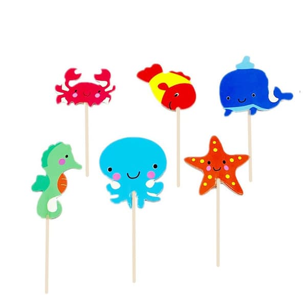 Cupcake Toppers Kakepynt Kakeflagg