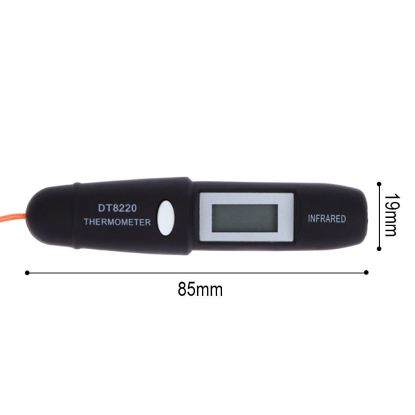 Digitalt infrarødt termometer Penn-termometer RØD Red