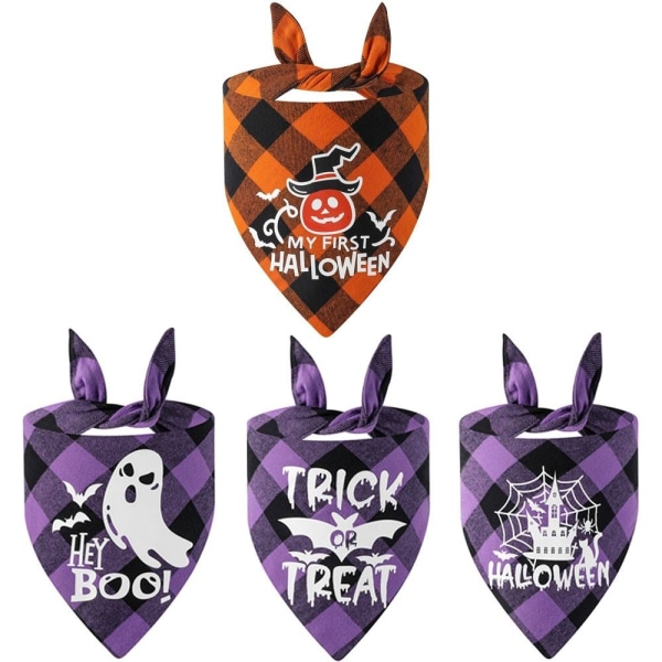 Luminous Dog Bandana Halloween Lemmikkien ruokalaput STYLE 1 STYLE 1 Style 1