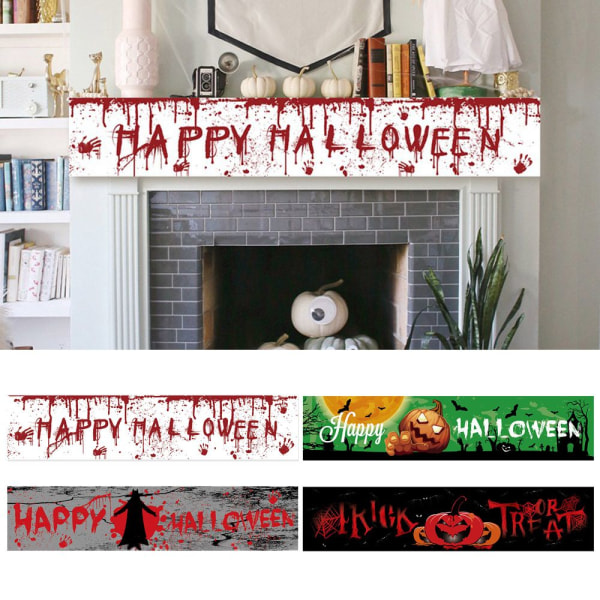 Halloween Banner Bakteppe Dekor