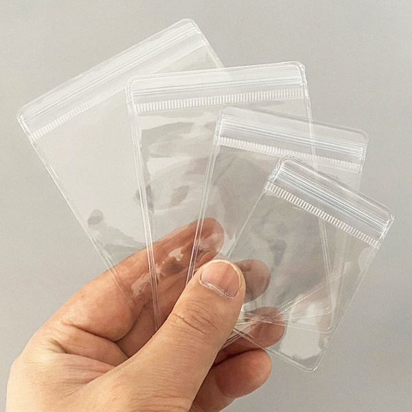 100 kpl Itsesulkeutuva pussi Zip lock 100 KPL 4X6CM 100 KPL 4X6CM 100pcs 4x6cm