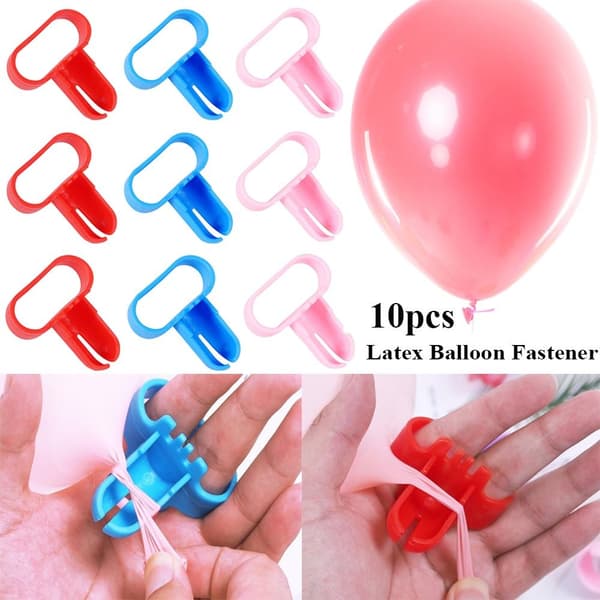 10 stk Knudebindingsballonslips BLÅ Blue