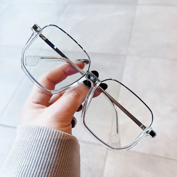 Anti-Blue Light Briller Oversized briller TRANSPARENT Transparent
