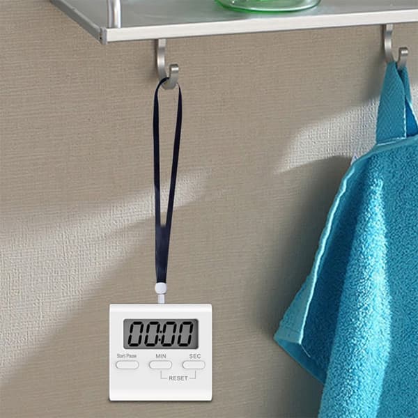 Digital Kitchen Timer Cooking Timer Kjøkken Gadget White