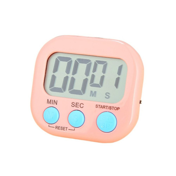 Køkken Timer Digital Visual Timer PINK Pink