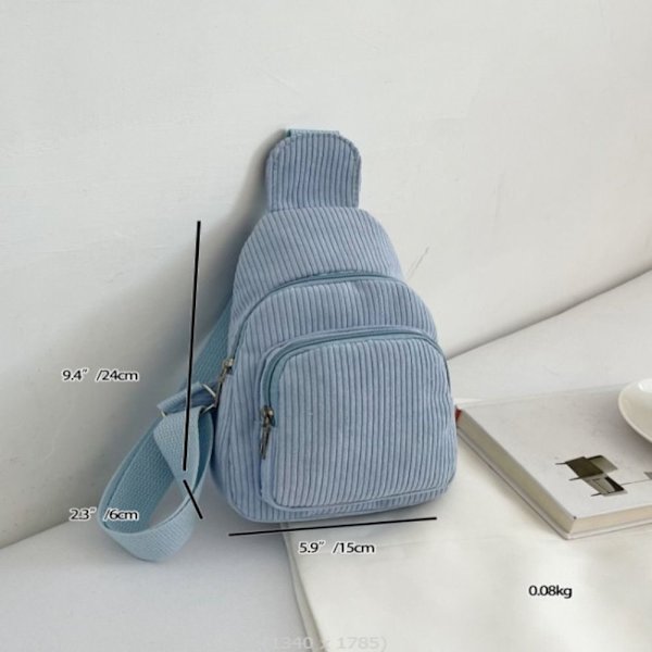 Bröstväska Crossbody Sling Bags BLÅ Blue