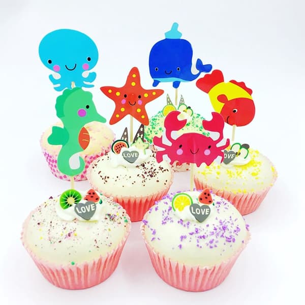 Cupcake Toppers Kagepynt Kageflag