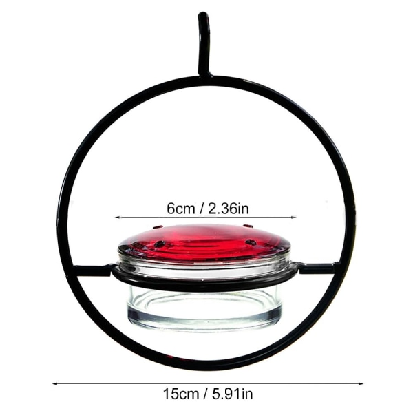 Hummingbird Feeder Fugle Vand Feeder RØD red