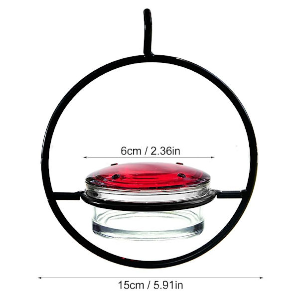 Hummingbird Feeder Fugle Vand Feeder SORT black