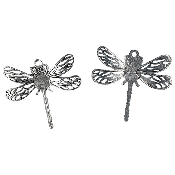 Pyöreä sudenkorento-riipustarjottimet Dragonfly-riipus